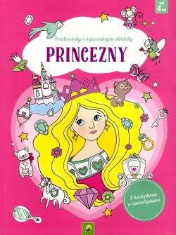 Princezny - Omalovánky s neposednými obrázky