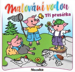 Malování vodou - Tři prasátka