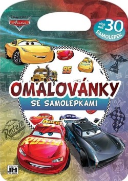 Omalovánky se samolepkami - Auta