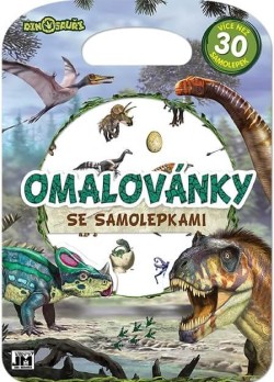 Omalovánky se samolepkami - Dinosauři