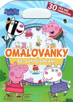 Omalovánky se samolepkami - Prasátko Peppa