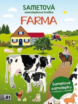 Sametová samolepková knížka - Farma