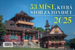 53 míst, která stojí za to vidět 2025 - stolní kalendář