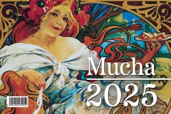 Mucha 2025 - stolní kalendář