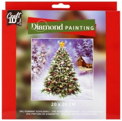 Diamond painting pro dospělé 20x20cm Stromek