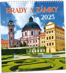 Hrady a zámky 2025 nástěnný