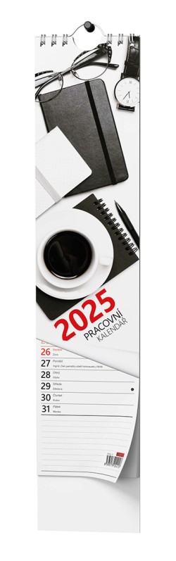 Pracovní 2025 - nástěnný kalendář - kravata