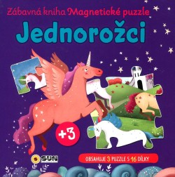 Zábavná magnetická kniha - Jednorožci