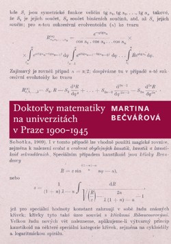 Doktorky matematiky na univerzitách v Praze 1900–1945