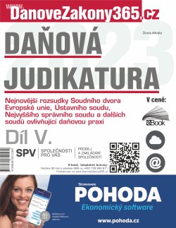 Daňová judikatura (V.)