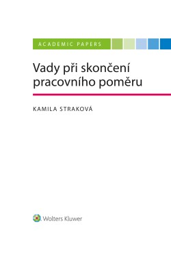 Vady při skončení pracovního poměru