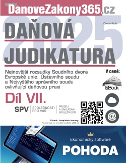 Daňová judikatura (VII.)