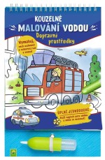 Kouzelné malování vodou - Dopravní prostředky