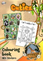 Omalovánky se samolepkami A4