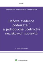 Daňová evidence podnikatelů a jednoduché účetnictví neziskových subjektů, 3. rozšířené vydání